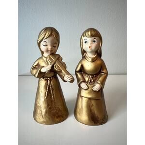 Golden Ardco Angels Figures 1950s or 1960s Choir or Musician Set Made in Japan